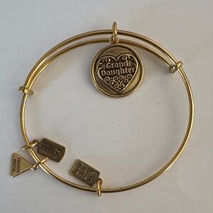 Gold Granddaughter Charm Bracelet